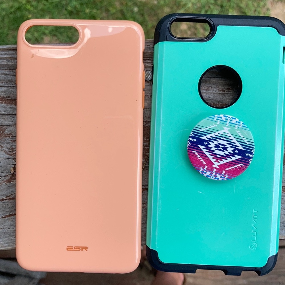 Set of 2 iPhone 6/7/8 plus cases